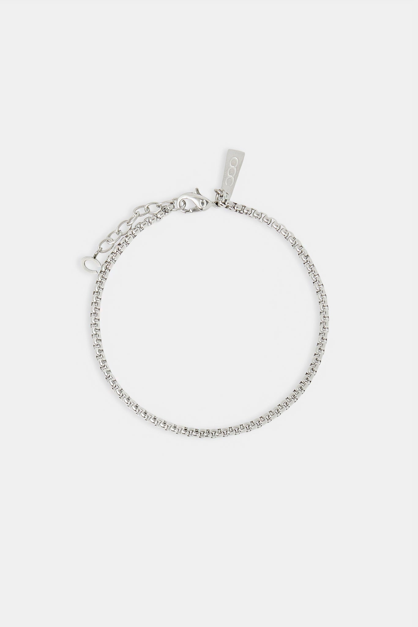 Polished Box Bracelet - 3mm